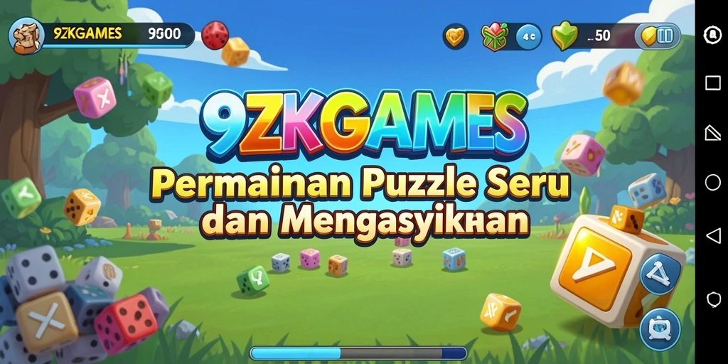 Tampilan gameplay seru dari 9ZKGAMES yang menantang otak.