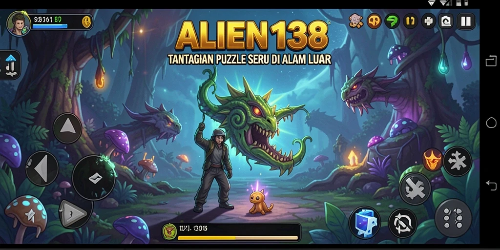 Tampilan gameplay ALIEN138 dengan teka-teki yang menantang.