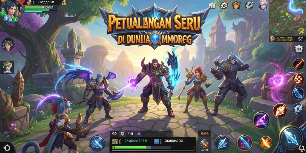 Tampilan gameplay <strong>HP777</strong> dengan grafis menawan dan pertarungan yang seru.
