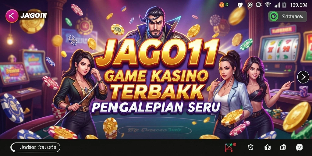 Gameplay seru dan interaktif dalam aplikasi kasino JAGO11.