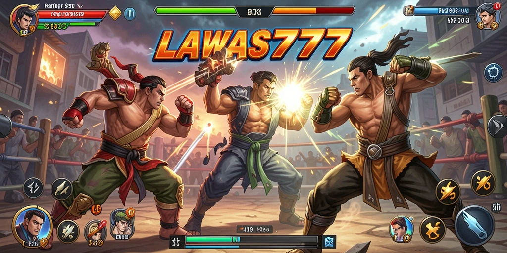 Tangkapan layar LAWAS777 menampilkan aksi pertarungan yang mendebarkan.