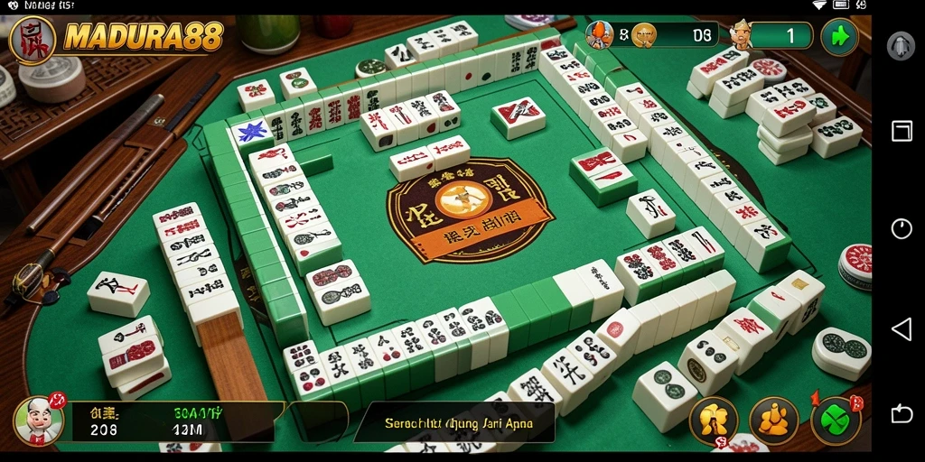 Tampilan gameplay <strong>MADURA88</strong> yang memukau dan seru saat bermain Mahjong.