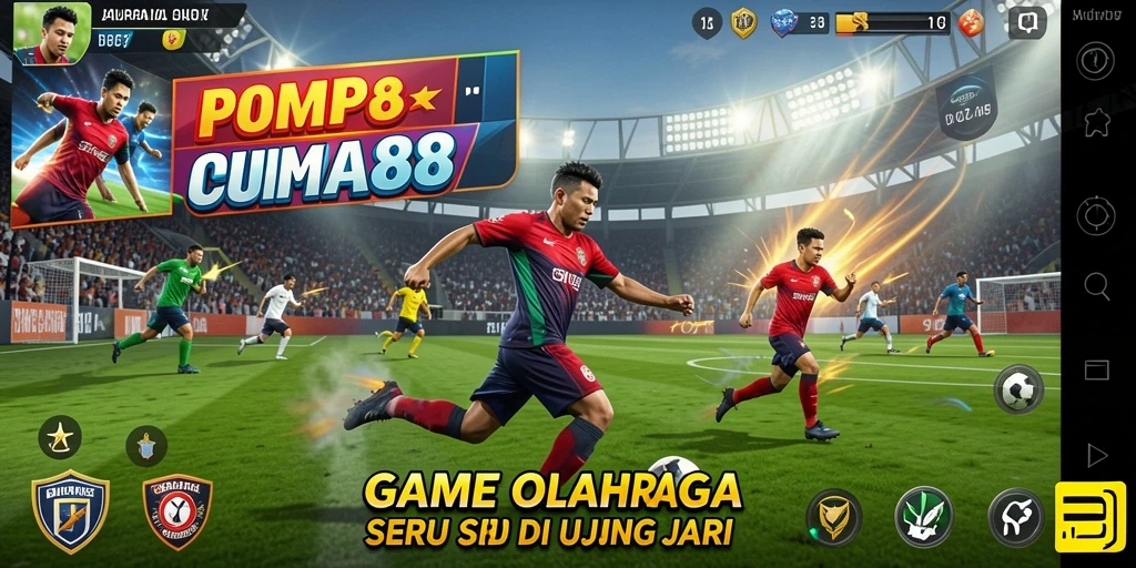 Tampilan menarik dari gameplay POMPA88 di cabang olahraga.